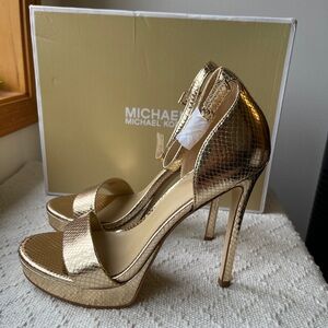 Michael Kors Jordyn Embossed Snake